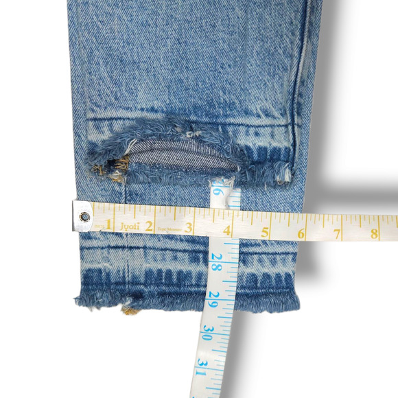 EUC Levi’s Premium 501 S High Rise Button Fly Skinny Jeans Sz. 27x29 Tango Light - Picture 9 of 10